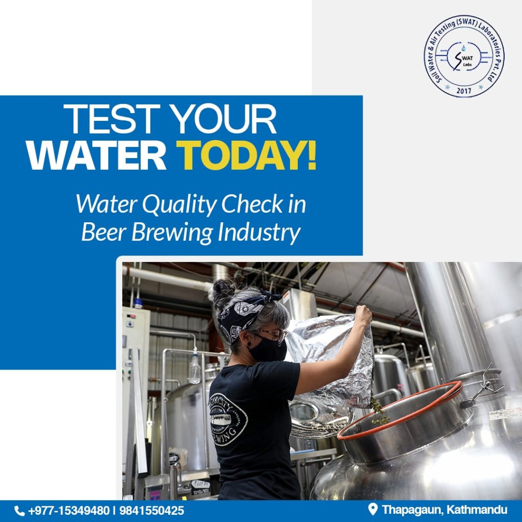 For Beer Brewing Industries – Soil Water & Air Testing Laboratories Pvt Ltd